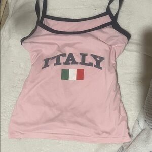 Pink Italy Women's Tank Top